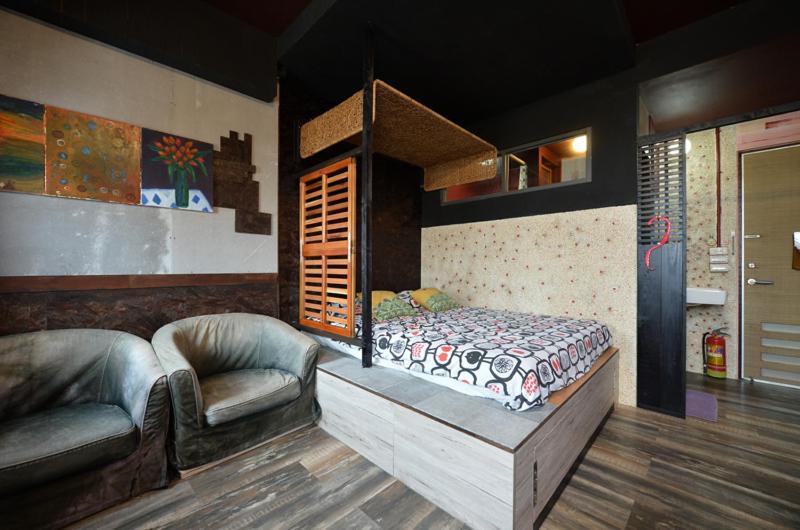 Sha Feng Lu Dian Bed & Breakfast Magong Bagian luar foto